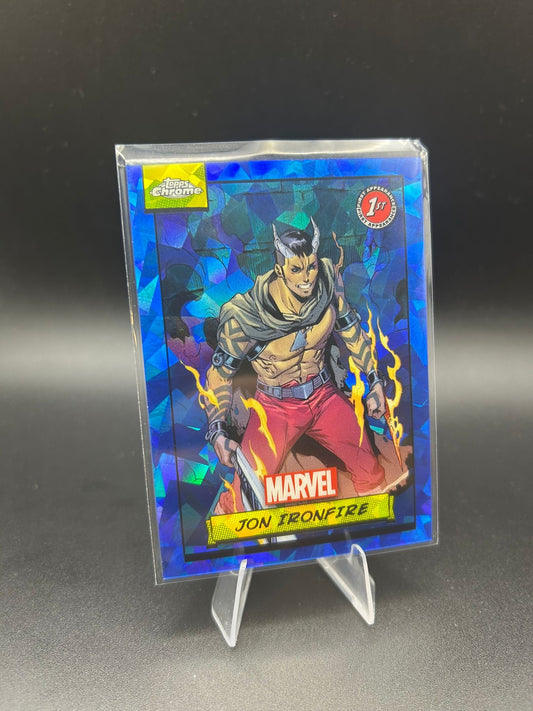 2024 Topps Chrome Marvel Jon Ironfire Sapphire Base