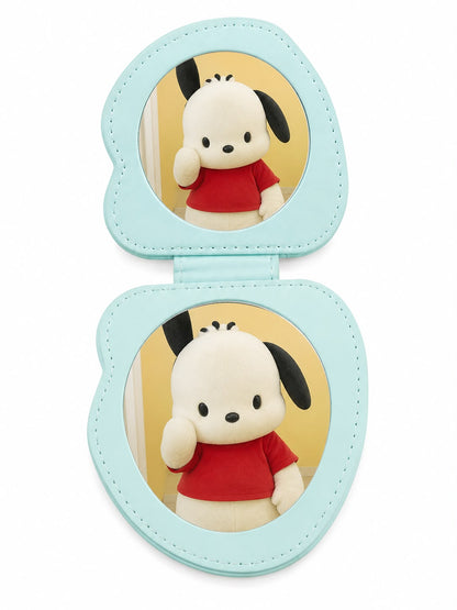 Pochacco Dual Compact Leatherette Mirror Japanese Sanrio