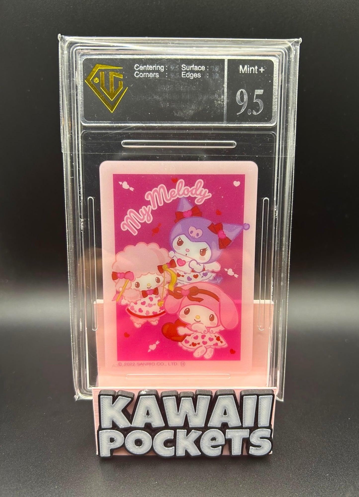 2022 Morinaga My Melody Vol.1 | No.17 Japanese Sanrio Wafer Card UGC Graded 9.5 Mint+ Slab