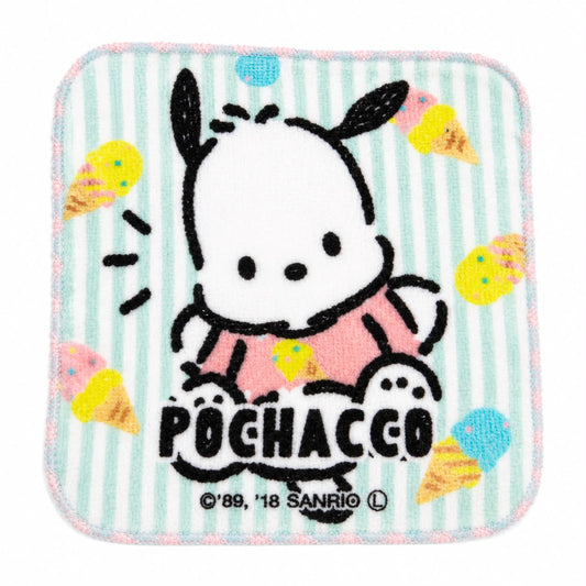 Pochacco Blue Striped Japanese Sanrio Face Cloth