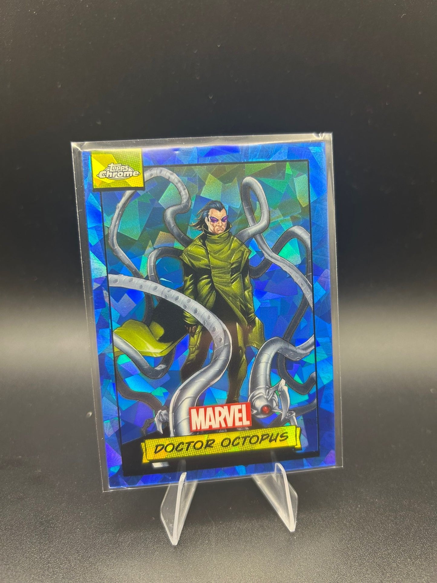 2024 Topps Chrome Marvel Doctor Octopus Sapphire Base