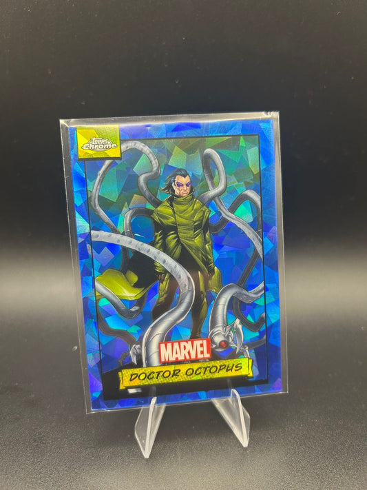 2024 Topps Chrome Marvel Doctor Octopus Sapphire Base