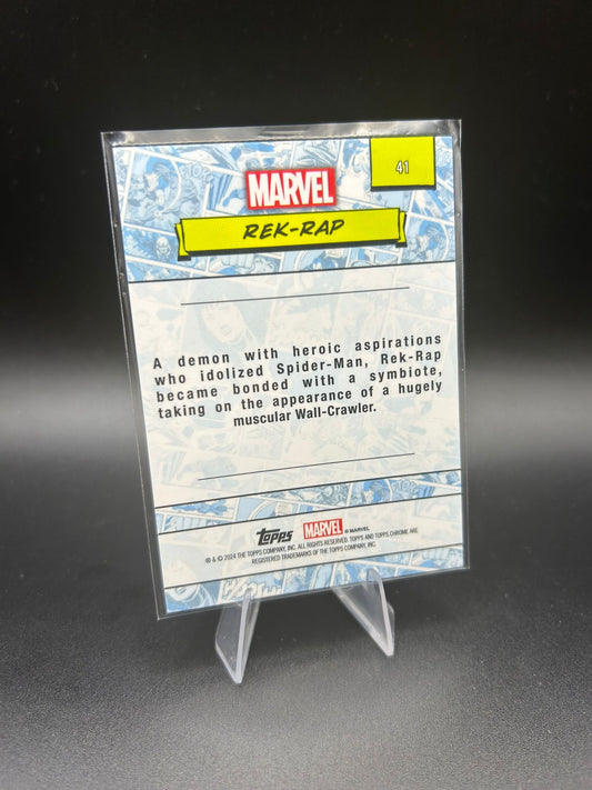 2024 Topps Chrome Marvel Rek-Rap Sapphire Base