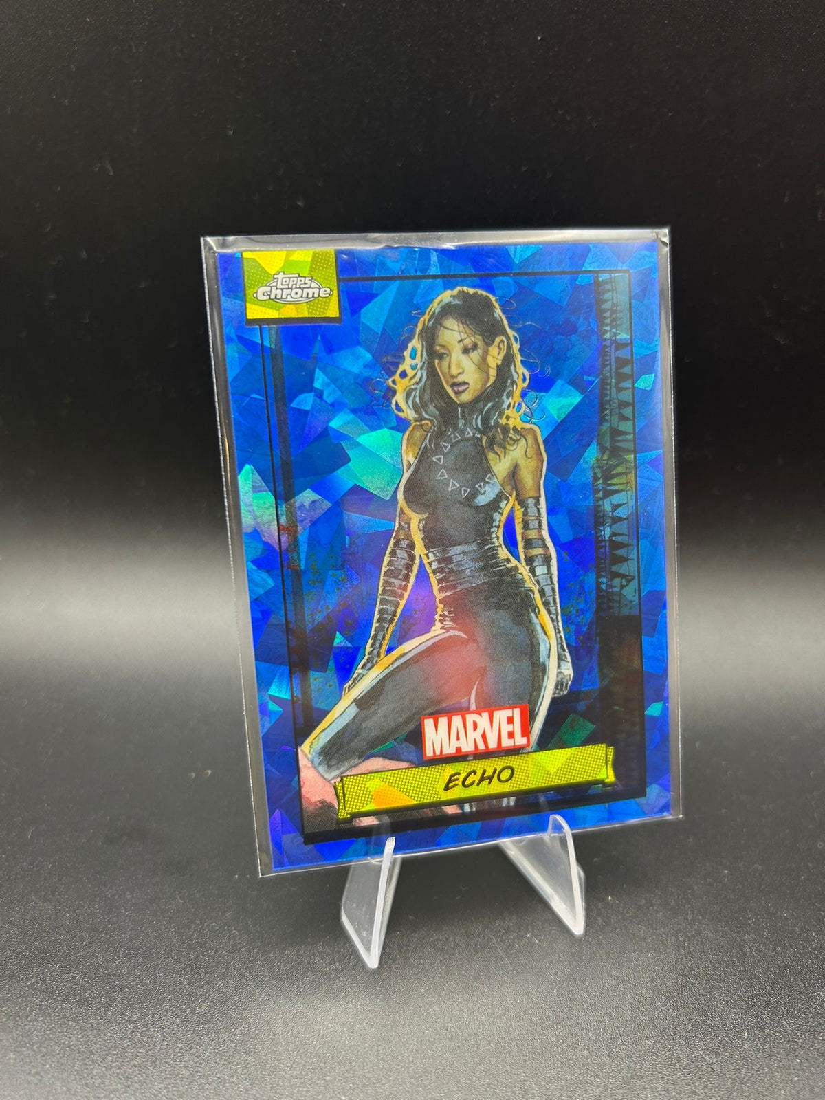 2024 Topps Chrome Marvel Echo Sapphire Base