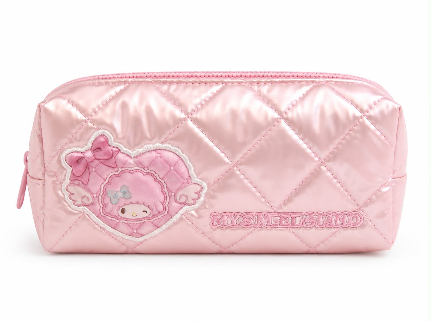 Sweet Piano Satin Padded Japanese Sanrio Pouch