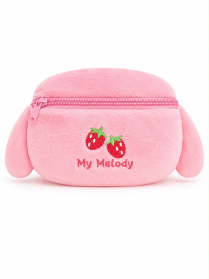 Melody Padded Japanese Sanrio Plush Pouch