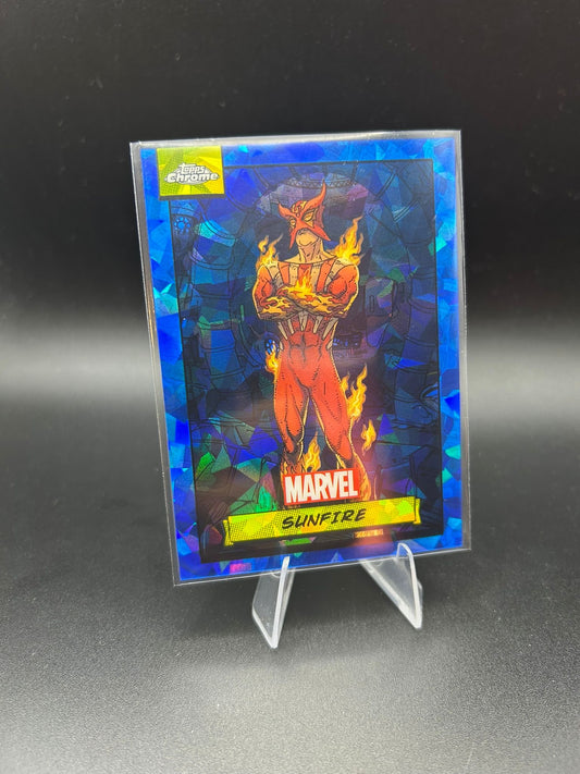 2024 Topps Chrome Marvel Sunfire Sapphire Base