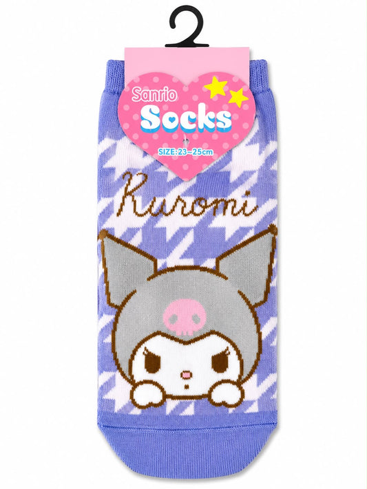 Kuromi Dogtooth 23-25cm Sanrio Socks