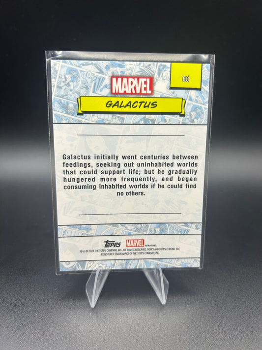 2024 Topps Chrome Marvel Galactus Sapphire Base