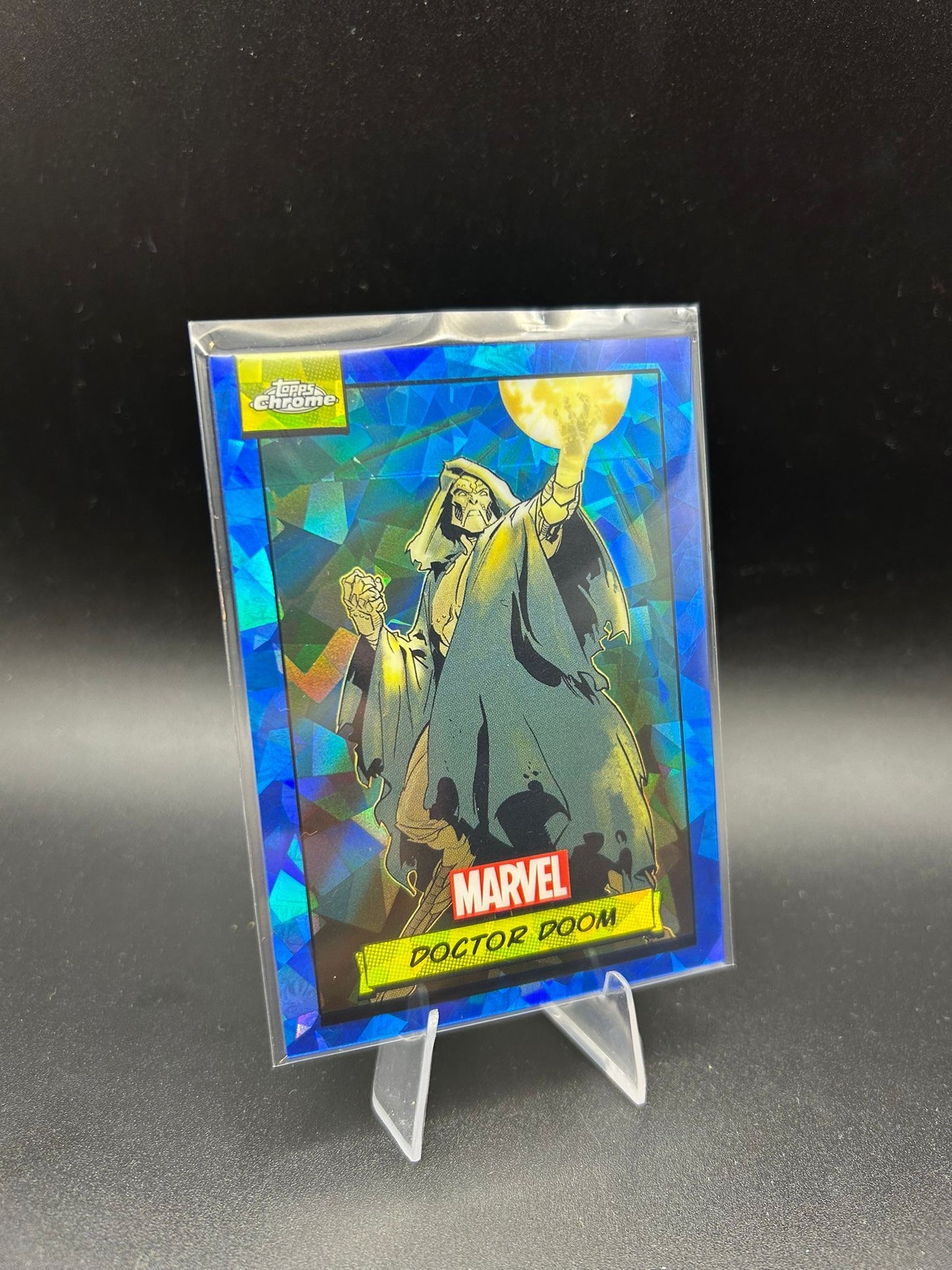 2024 Topps Chrome Marvel Doctor Doom Sapphire Base