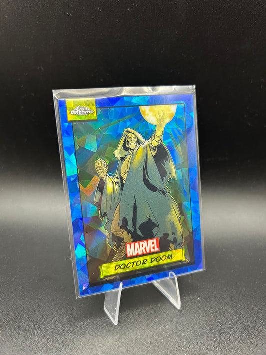 2024 Topps Chrome Marvel Doctor Doom Sapphire Base