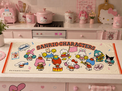 Sanrio Cheerleader Long Hand Towel/Counter Mat Japanese Sanrio
