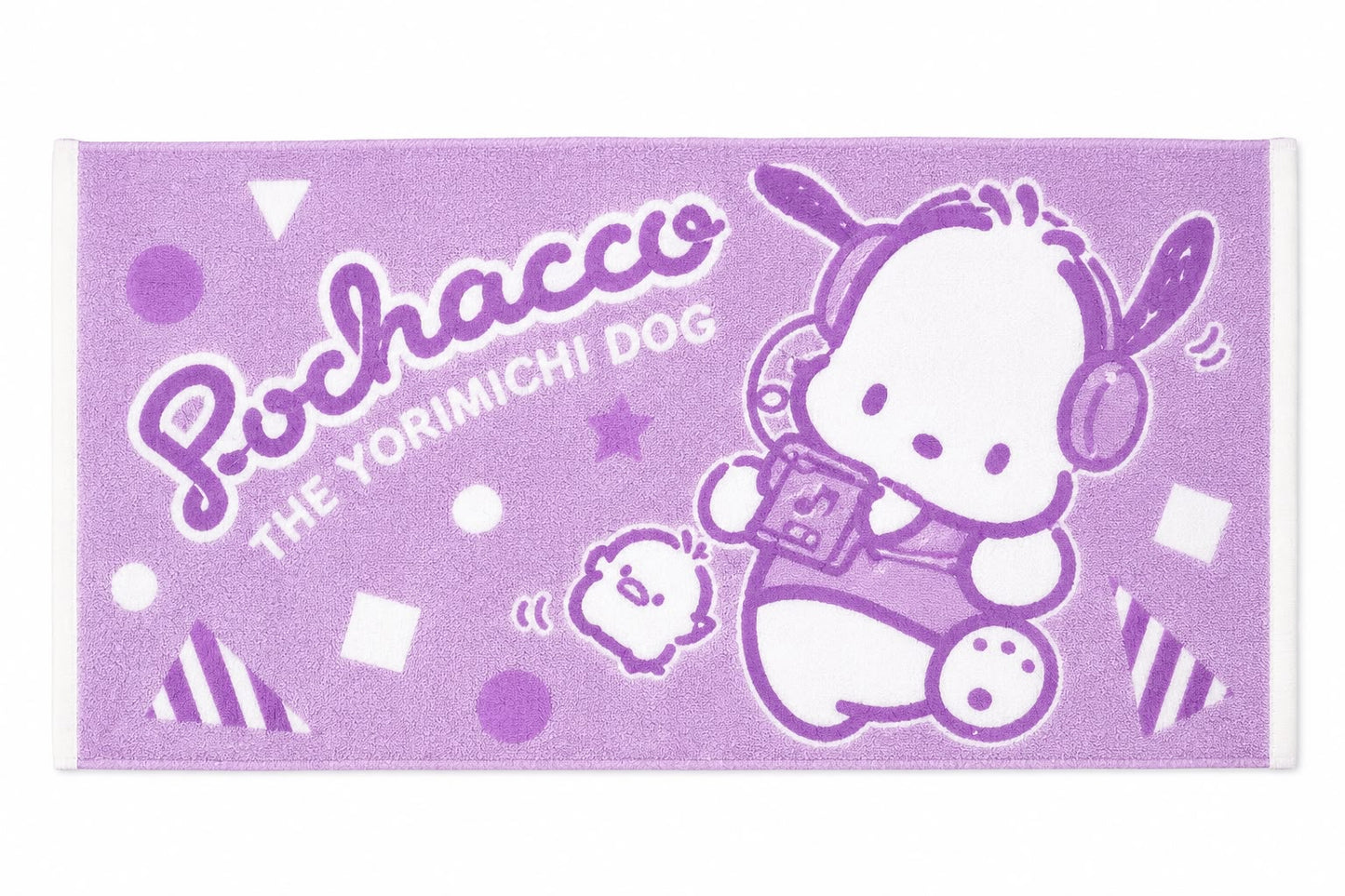 Pochacco Purple Elasticated Tube Towel Size 8/10 Japanese Sanrio