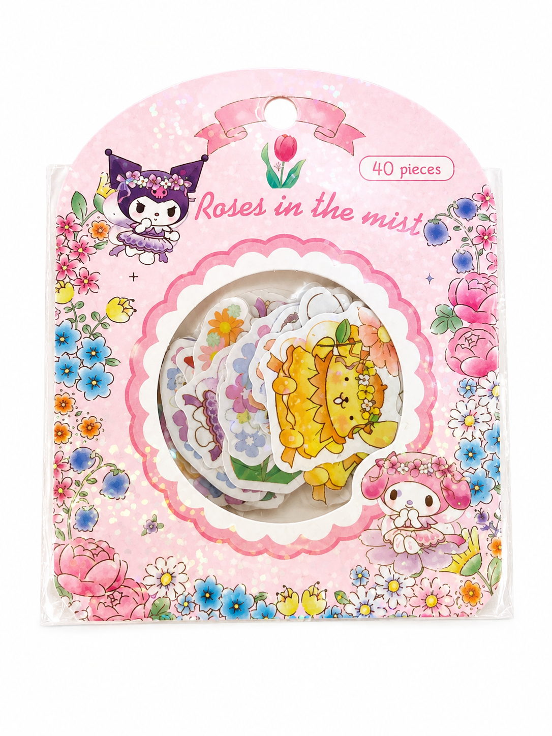 Flowers Sanrio 40pc Sticker Pack