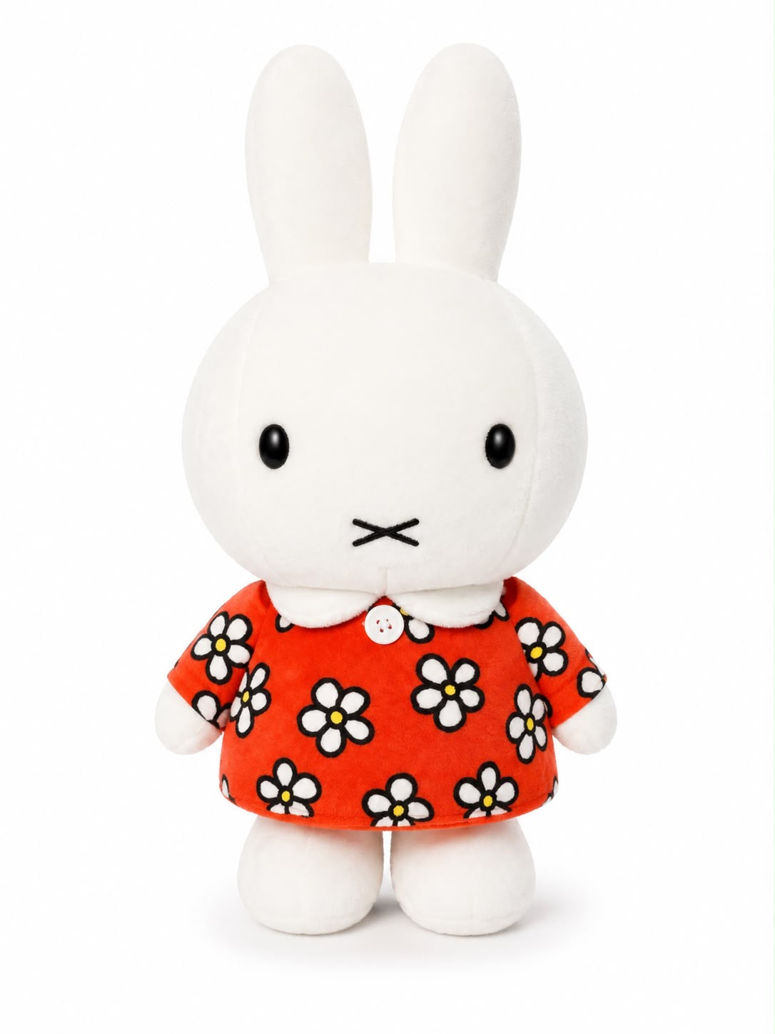 Miffy Orange Flowers Medium Japanese Mini Plush