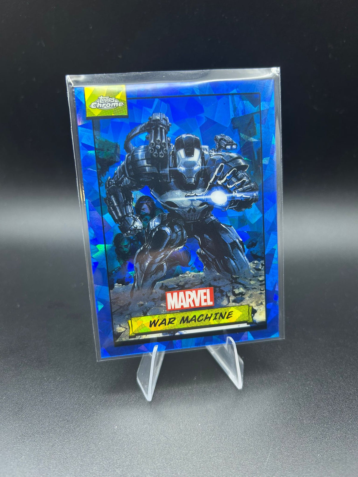 2024 Topps Chrome Marvel War Machine Sapphire Base