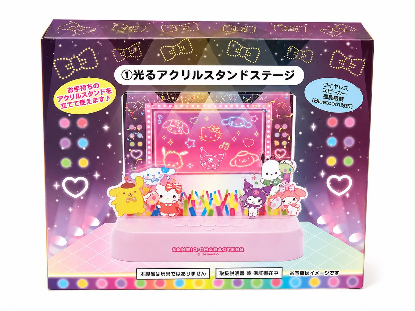 Sanrio Bluetooth Speaker & LED Light Stage Acrylic Display Japanese Sanrio