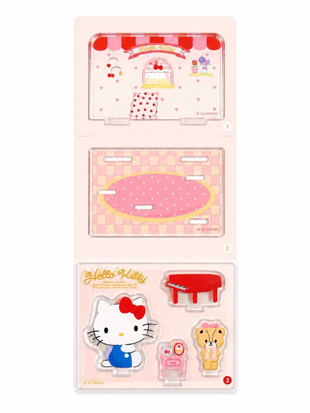 Hello Kitty Bedroom Acrylic Display Stand Japanese Sanrio