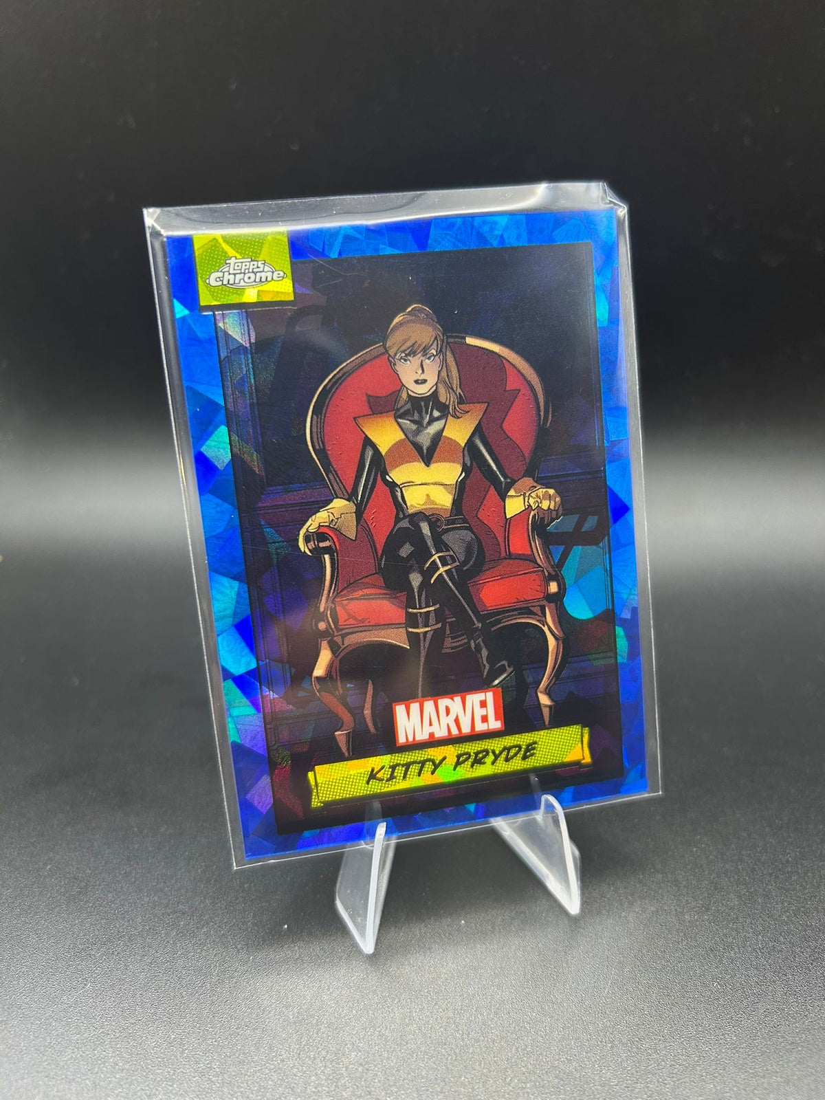 2024 Topps Chrome Marvel Kitty Pryde Sapphire Base