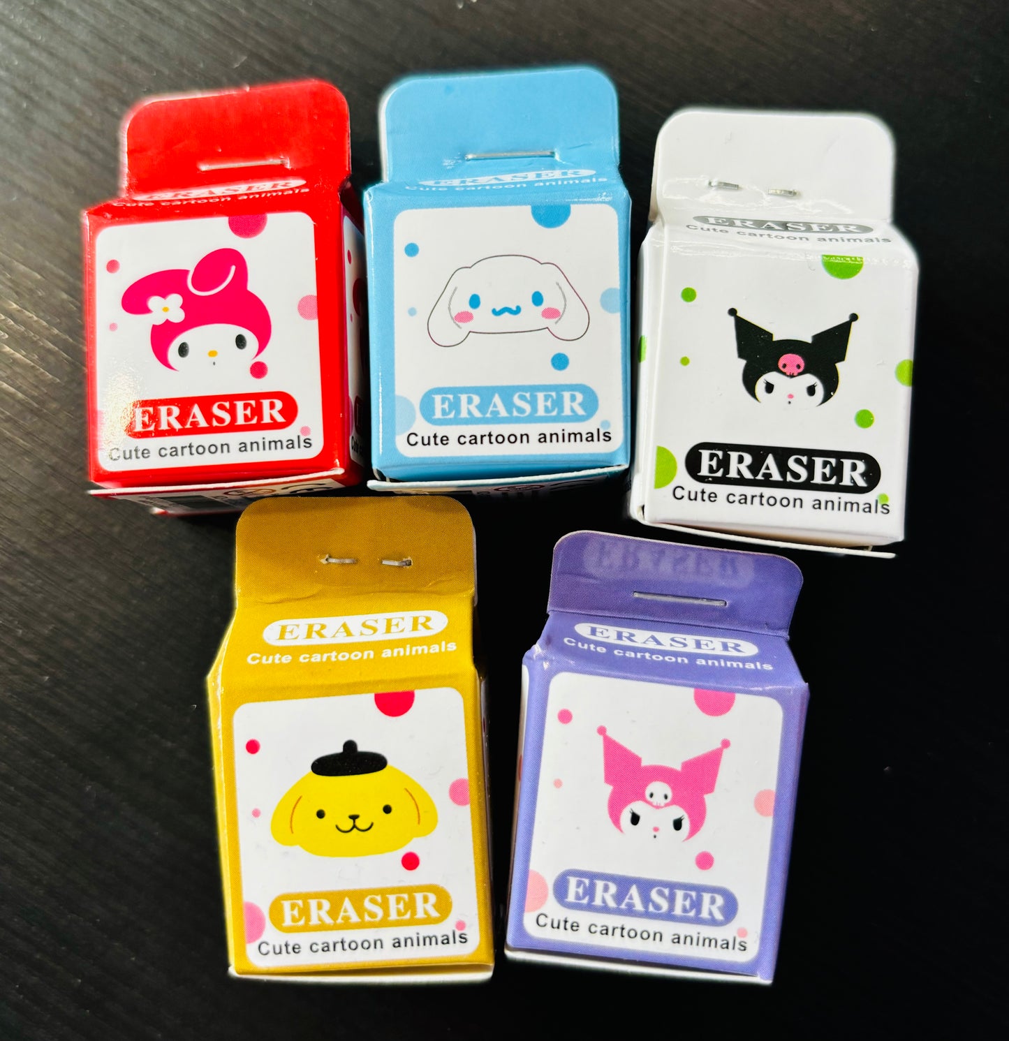 Various Shaped Erasers