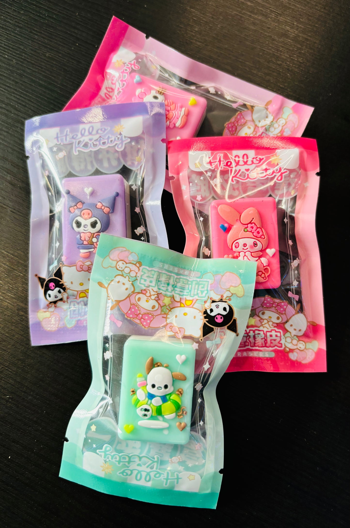Various Shaped Erasers