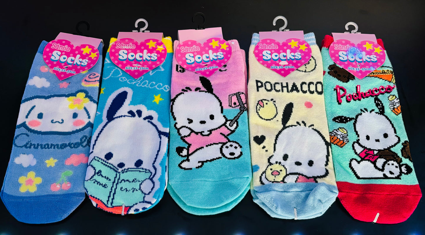 Sanrio Character Ankle Socks - Adult Size - 23-25cm