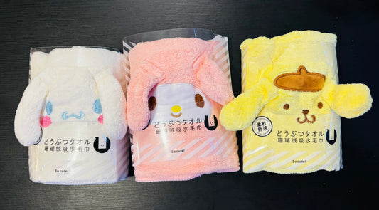 Character Face Hand Towel (60cm x 30cm)