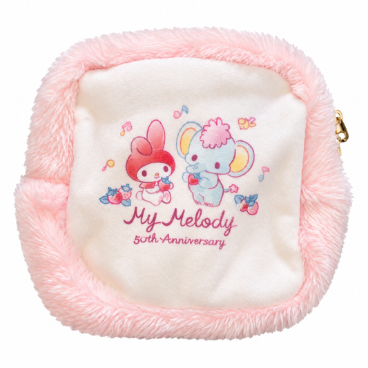 Fluffy Pink My Melody x Piano Japanese Sanrio Storage Pouch