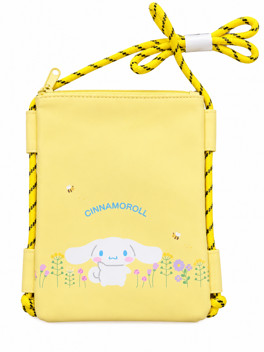 Yellow Summer Bee Cinnamoroll Japanese Sanrio Crossbody Bag