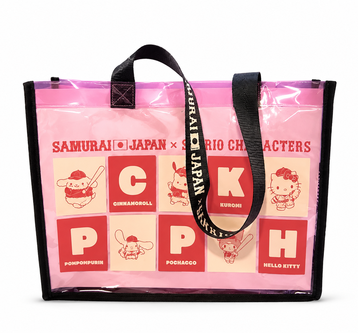 Samurai Japan Clear PVC Shoulder Bag Japanese Sanrio