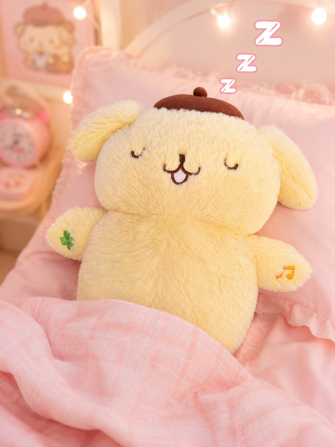 PomPomPurin Bedtime Snoring Japanese Sanrio Plush