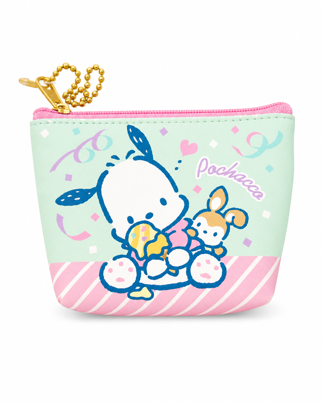 Pochacco Mint Ice Cream Leatherette Coin Purse Japanese Sanrio