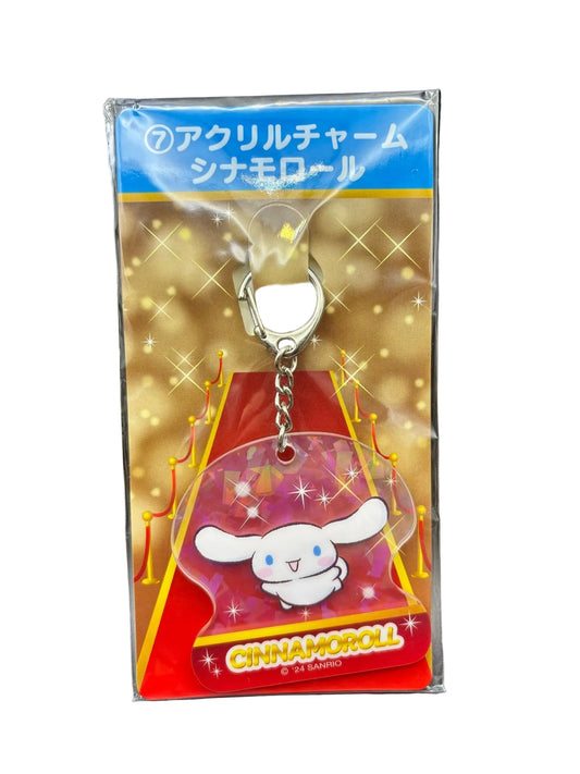 Cinnamoroll Red Carpet Japanese Sanrio Acrylic Keychain