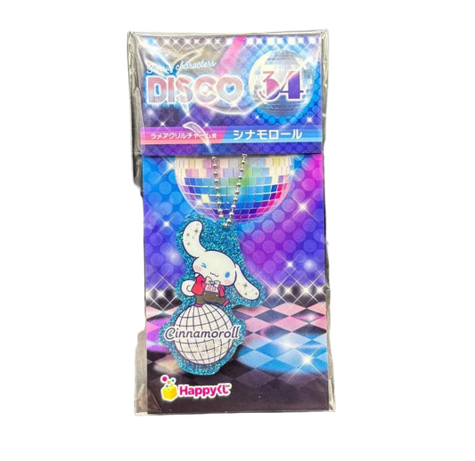 Cinnamoroll Disco Japanese Sanrio Acrylic Keychain